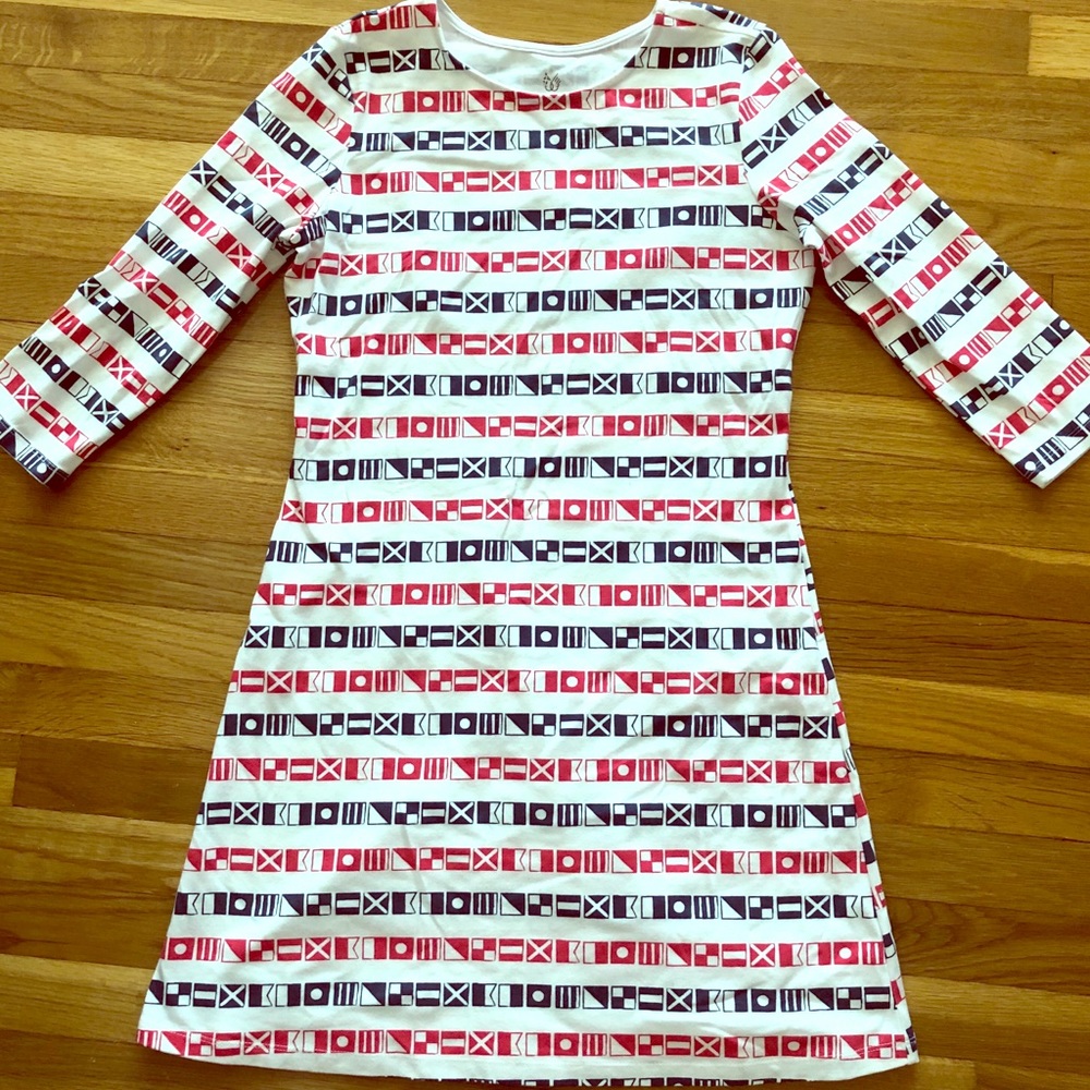 Mahi Gold Bimini Flag Dress